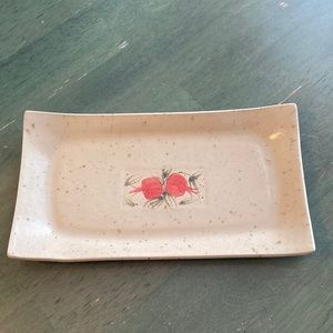 Decorative Tray with Pomegranate Design